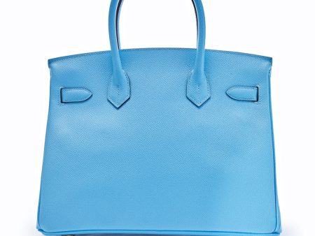 Hermes Birkin 30 Epsom Calfskin Bag 7N Celeste Online