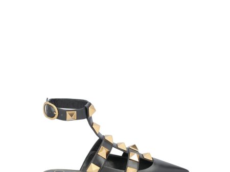 Valentino Garavani Roman Stud Flat Ballets Hot on Sale