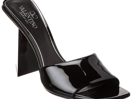 Valentino One Stud 100 Patent Sandal Fashion