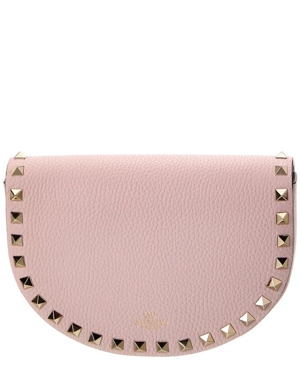 Valentino Rockstud Mini Grainy Leather Shoulder Bag Supply