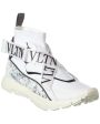 Valentino Knit & Leather Sneaker Online