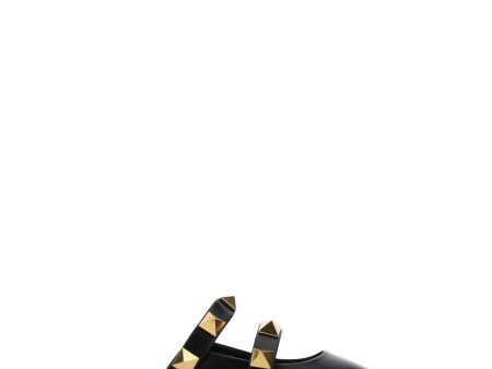 Valentino Garavani Roman Stud Pointed Toe Mules Online now