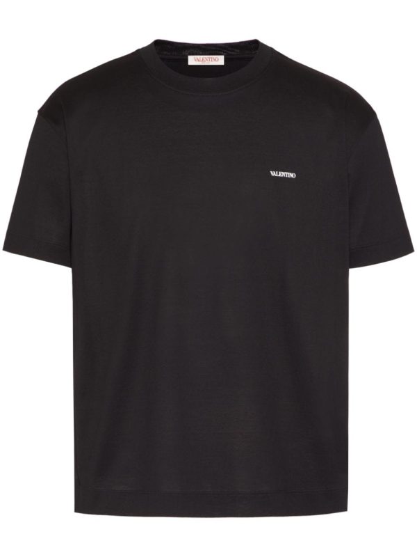 Valentino Men s T-Shirts And Polos Black Sale