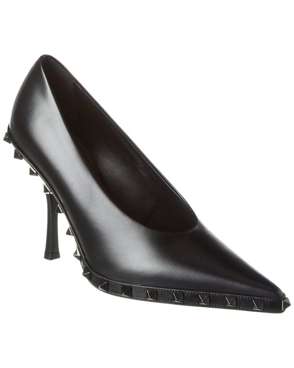 Valentino Rockstud 100 Leather Pump For Sale