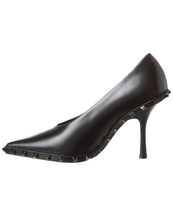 Valentino Rockstud 100 Leather Pump For Sale