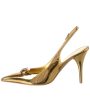 Valentino Vlogo 90 Leather Slingback Pump Sale