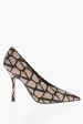 Valentino Monogram Silk Satin Pumps 11cm 37 Shoes EU For Cheap