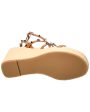 Valentino Rockstud Caged 95 Leather Wedge Sandal Fashion