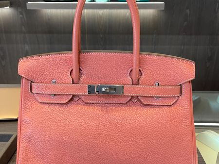 Hermes Birkin 30 Crevette Togo Palladium Hardware on Sale