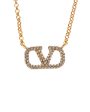 Valentino Vlogo Signature Pendant Necklace Fashion