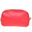 Valentino Garavani V Logo Red Synthetic Clutch Bag () For Discount