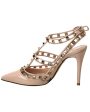 Valentino Rockstud Caged 100 Patent & Vinyl Pump Online now