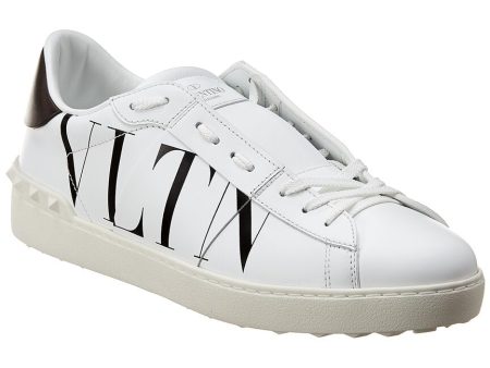 Valentino Vltn Leather Sneaker Sale