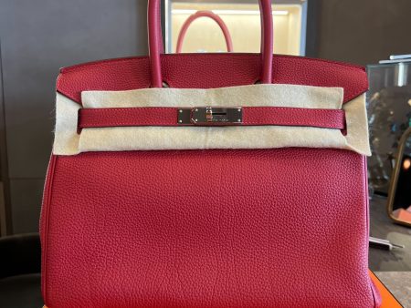 Hermes Birkin 30 Rouge Vif Togo Palladium Hardware Discount