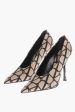 Valentino Monogram Silk Satin Pumps 11cm 37 Shoes EU For Cheap