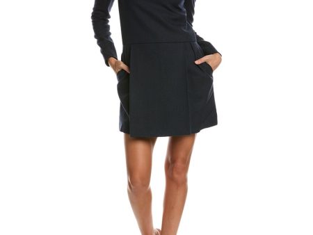 Valentino Wool-Blend Mini Dress Discount