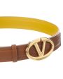 Valentino Vlogo 30 Mm Moon Leather Belt Hot on Sale