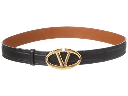 Valentino Vlogo 30Mm Moon Leather Belt Discount