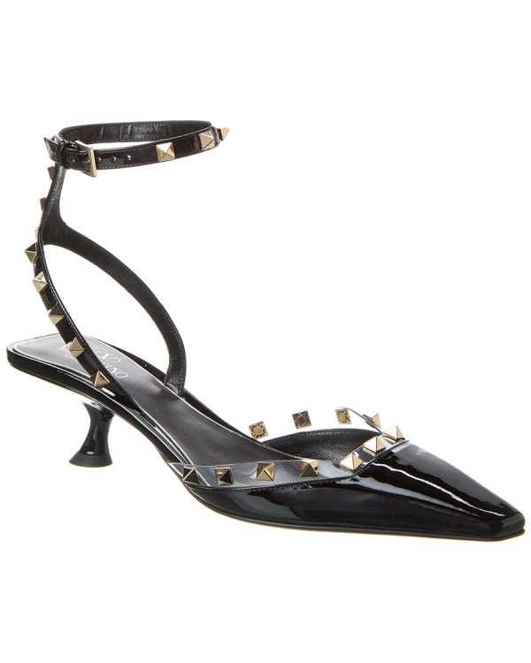 Valentino Rockstud 50 Patent & Vinyl Pump Cheap