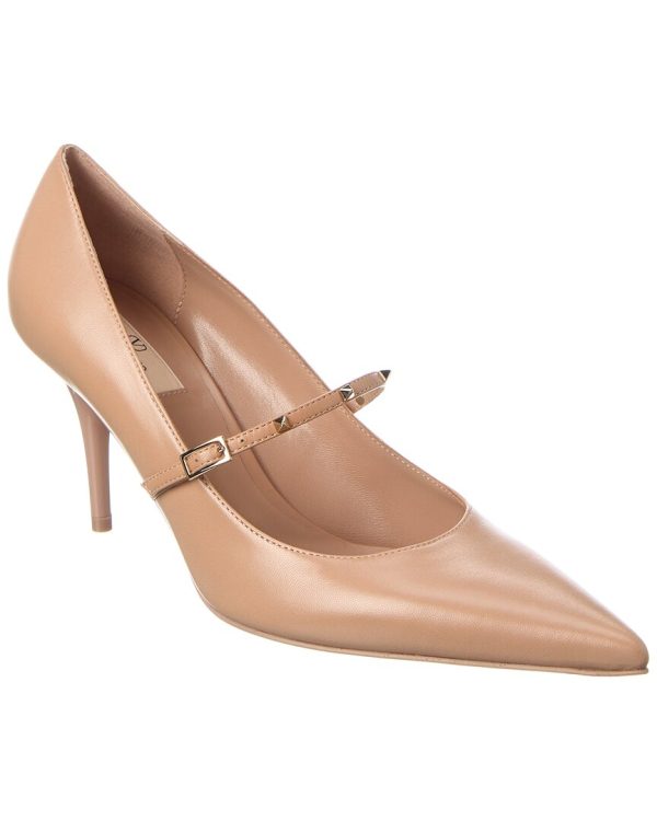 Valentino Rockstud 80 Leather Pump Cheap