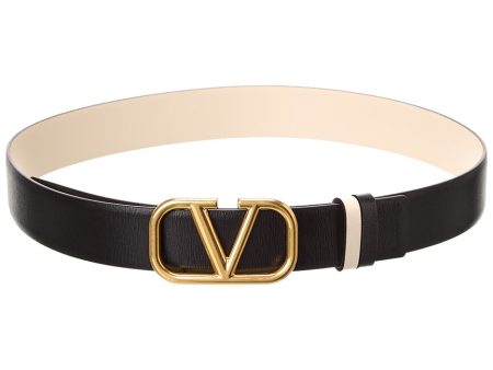 Valentino Vlogo 20Mm Signature Reversible Leather Belt Online