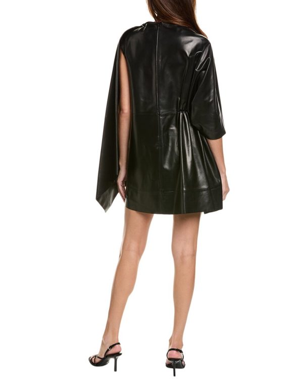 Valentino Leather Mini Dress on Sale