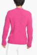 Valentino PINK PP Crew Neck Wool Pullover with Diamond Pattern L Standard size For Discount