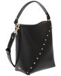 Valentino Rockstud Wispy Leather & Suede Bucket Bag For Cheap