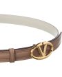 Valentino Vlogo Signature 20Mm Leather Belt Fashion