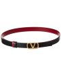 Valentino Vlogo Signature Reversible Leather Belt For Cheap