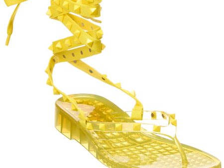 Valentino Rockstud 30 Rubber Sandal Hot on Sale