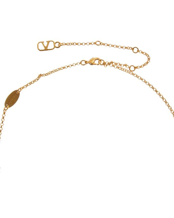 Valentino Vlogo Signature Pendant Necklace Fashion