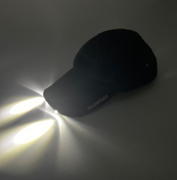 Balenciaga Berretto LED Light Hat - Black on Sale