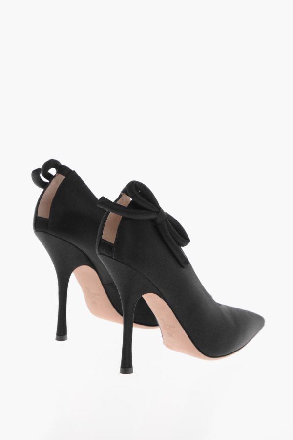 Valentino Satin Pumps with Side Bow 11cm 40 Shoes EU For Cheap