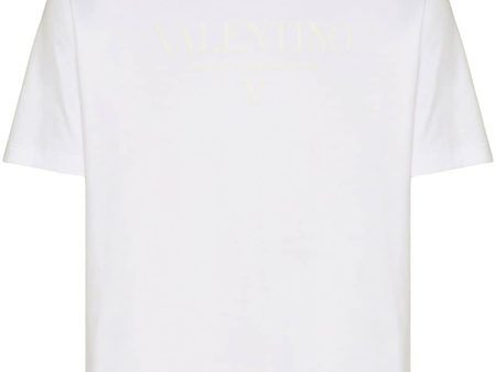 Valentino Men s T-Shirts And Polos White Cheap