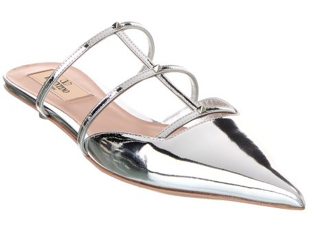 Valentino Rockstud Leather Mule on Sale