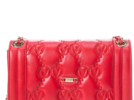 Valentino By Mario Valentino Alice Monogram Leather Shoulder Bag Hot on Sale