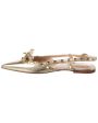 Valentino Rockstud Bow Leather Slingback Ballerina Flat Supply