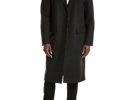 Valentino Mens  Wool Coat, 48, Grey Online now