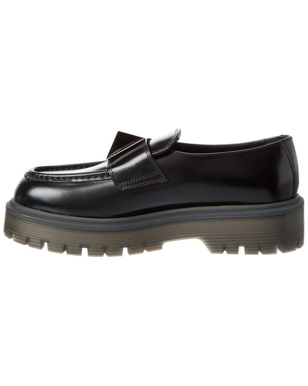 Valentino One Stud 45 Leather Loafer Online Hot Sale