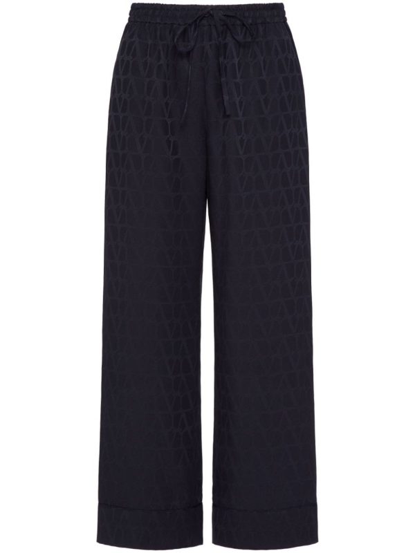 Valentino Women s Trousers Blue Hot on Sale