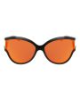 Balenciaga Womens Shield Wrap Black Black Orange Fashion Designer Eyewear Sale