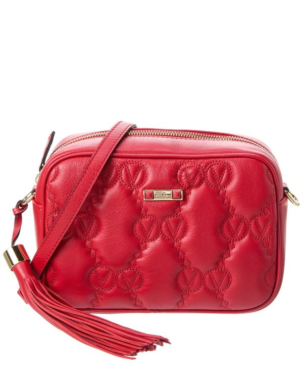 Valentino By Mario Valentino Mia Matelasse Leather Crossbody Sale