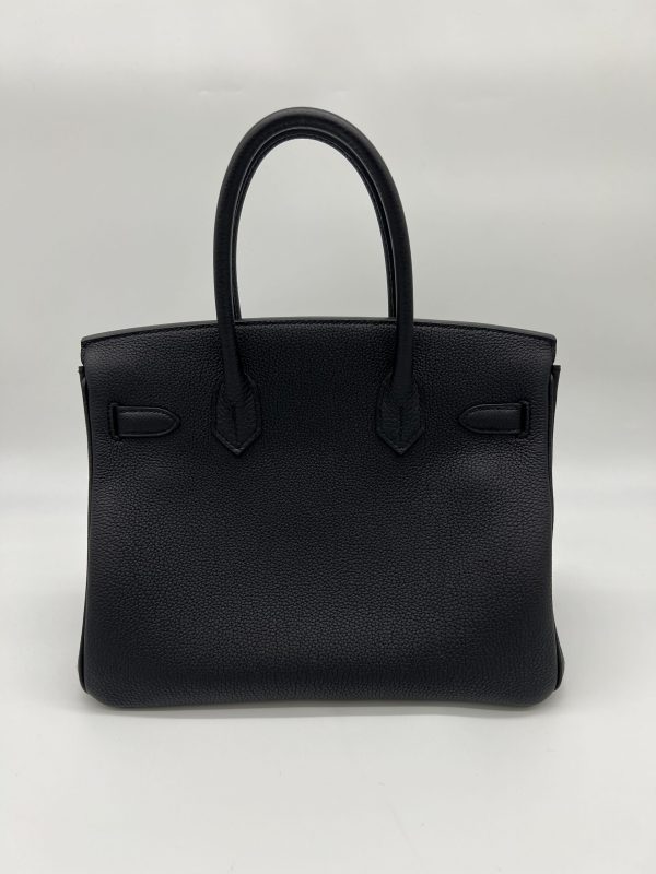 Hermes Birkin 30 Noir Togo Palladium Hardware Fashion