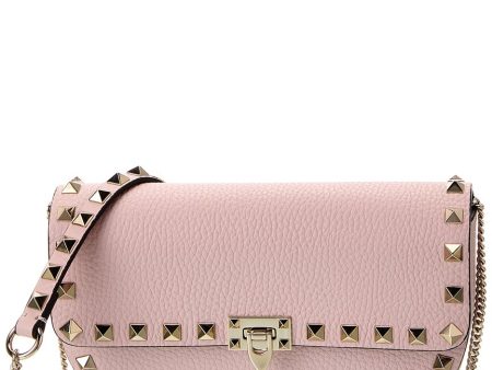 Valentino Rockstud Mini Grainy Leather Shoulder Bag Supply