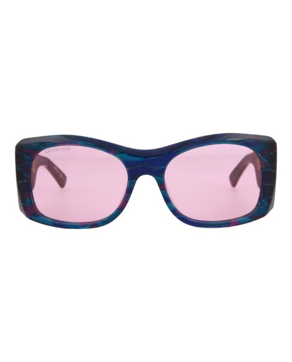 Balenciaga Unisex Shield Wrap Multicolor Pink Fashion Designer Eyewear Sale