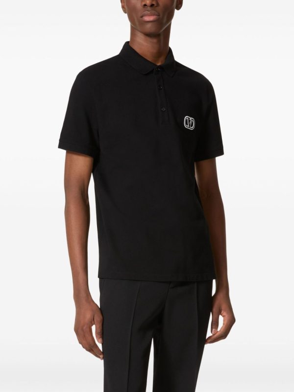 Valentino Men s T-Shirts And Polos Black Online