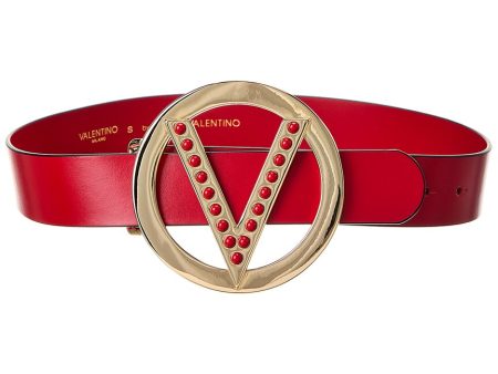 Valentino By Mario Valentino Giusy Forever Leather Belt Online Sale