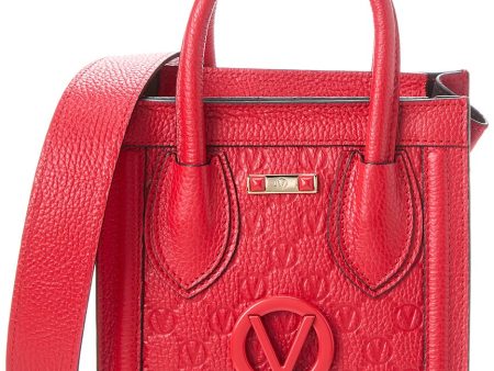 Valentino By Mario Valentino Eva Monogram Leather Tote Hot on Sale