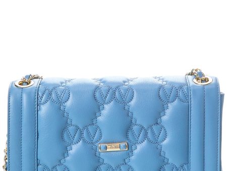 Valentino By Mario Valentino Alice Monogram Leather Shoulder Bag Supply